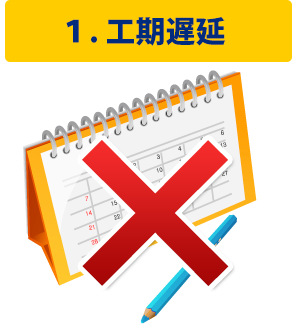 1.工期遅延