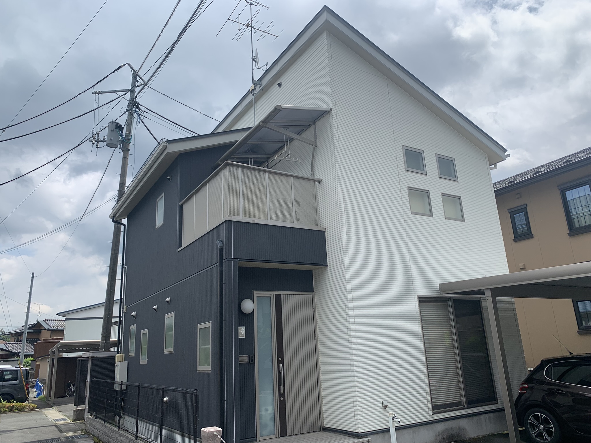 盛岡市S様邸塗装工事　全体1